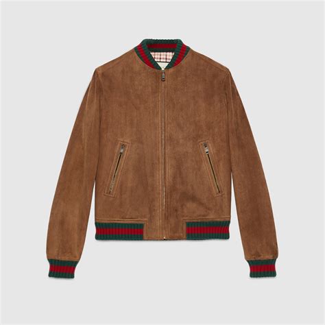 gucci suede jacket|giacca donna firmata gucci.